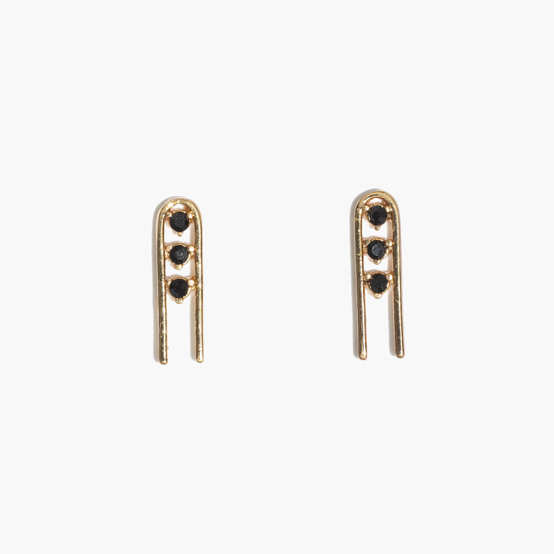 Madewell Lightpole Earrings, $12.99 (were $22) My friend Jordan has the rhinestone-free version of these and they are shockingly stunning for being so small and simple.